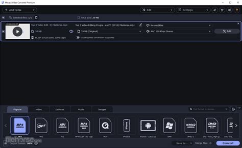 Complimentary download of the modular Movavi camera recorder 10.2